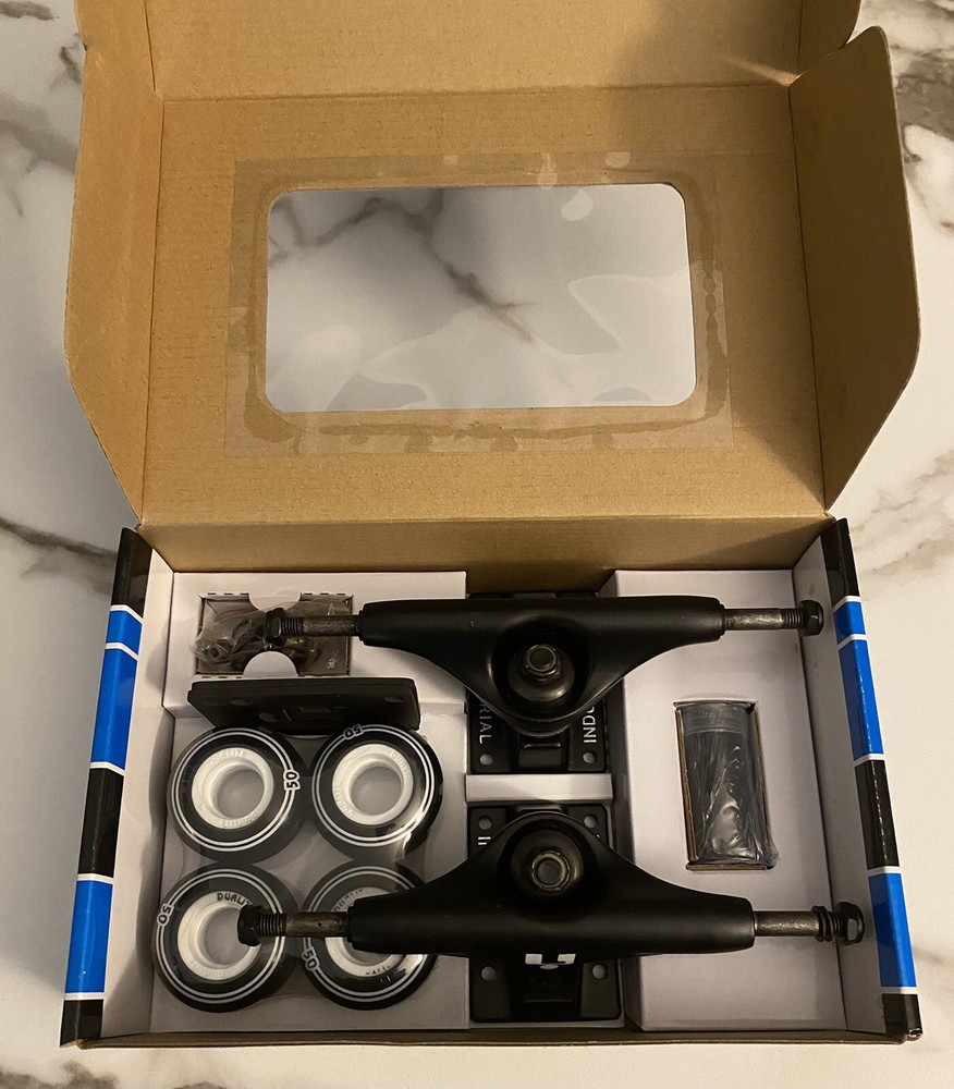 Industrial Component Pack 5.0 Trucks W/ 50mm Wheels, Bearings, Risers, Hardware
