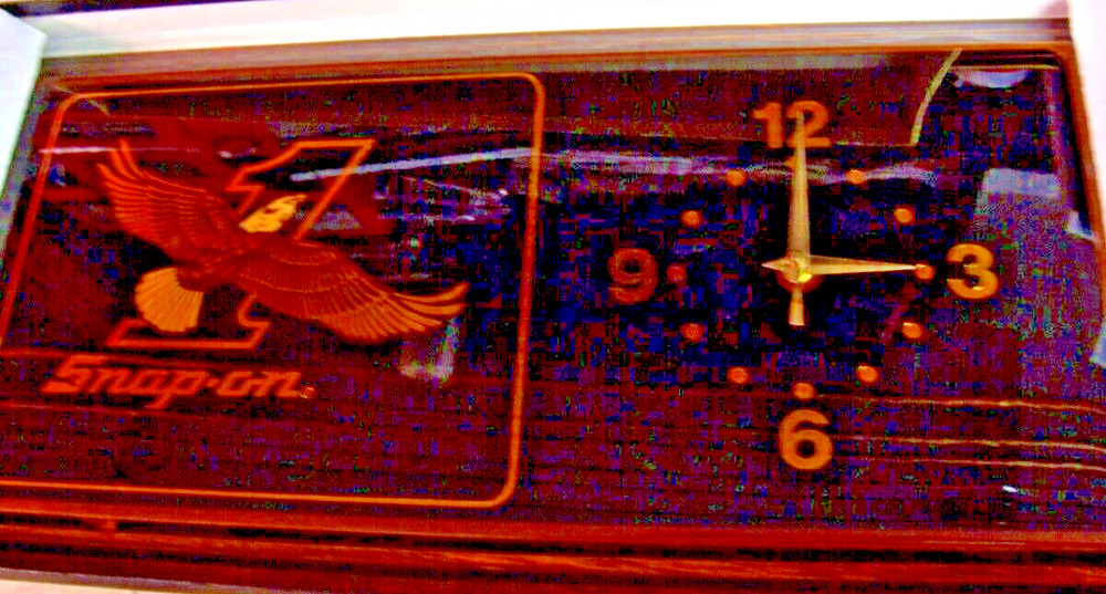 NUMBER ONE EAGLE CLOCK from SNAPON TOOLS!! NEW!!
