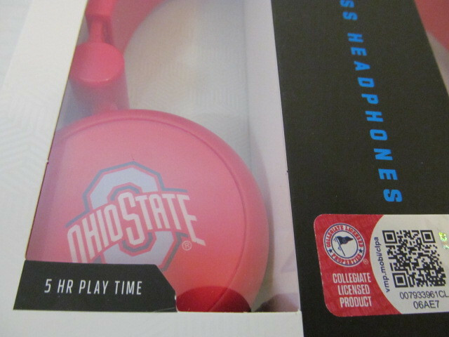 U Collegiate SOAR Wireless Bluetooth Headphones, Ohio State Buckeyes