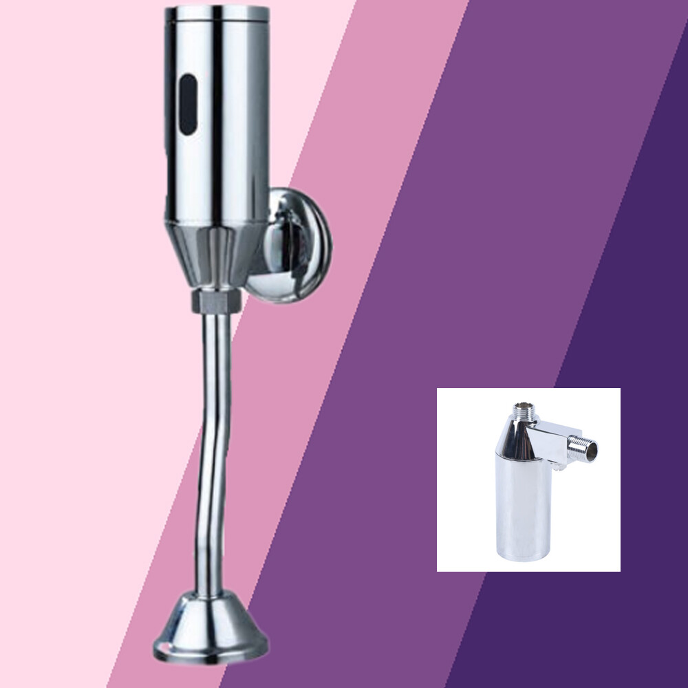 Urinal Valve Bathroom Toilet Intelligent Automatic Sensor Touchless Wall Mounted
