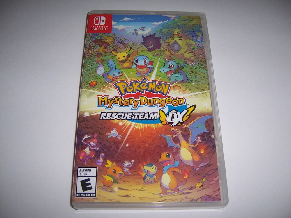 Replacement Case Pokemon Mystery Rescue Team DX Nintendo Switch Box Authentic