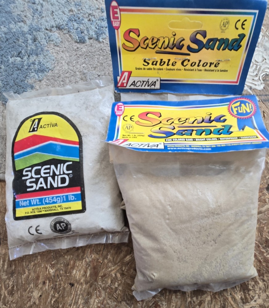 Scenic Sand. Three 1lb Bags.