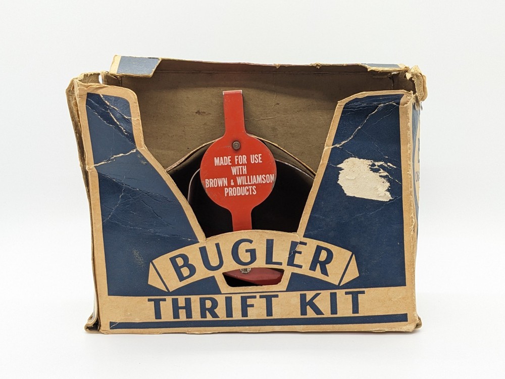 VTG Bugler Thrift Kit Cigarette Tabacoo Rolling Machine Box Papers