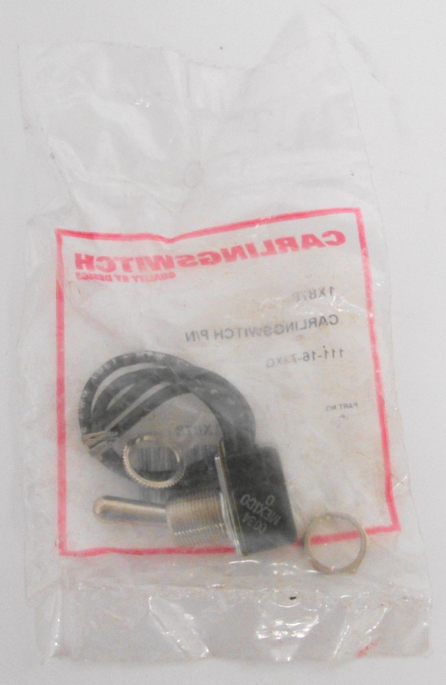 Carling Switch 111-16-73-XG Toggle Switch