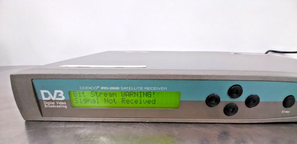 Scopus DV3 Codico IRD-2600 Professional Satellite Receiver Decoder