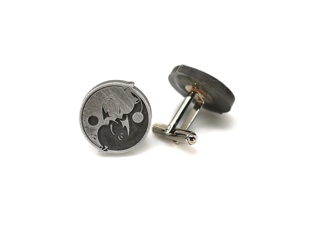 Moogle Yin & Yang Cufflinks - Final Fantasy