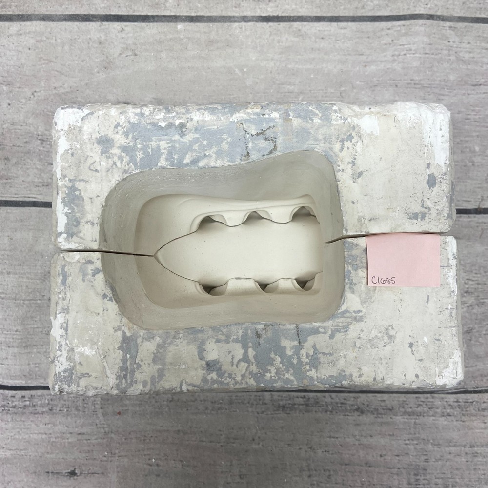 Unbranded Ceramic Casting Mold Open Sleigh Ornament