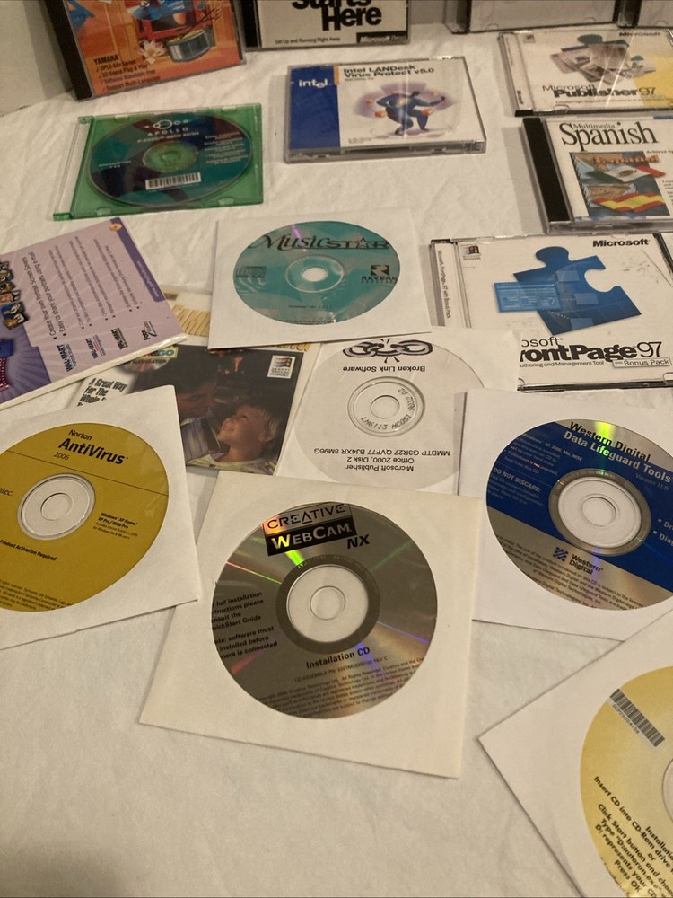Lot of program Installation, driver, software update CD-ROM discs
