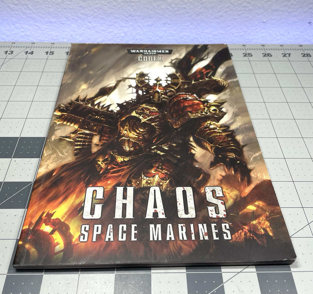 OOP Chaos Space Marines Codex 2012 Warhammer 40k Softcover Games Workshop GW