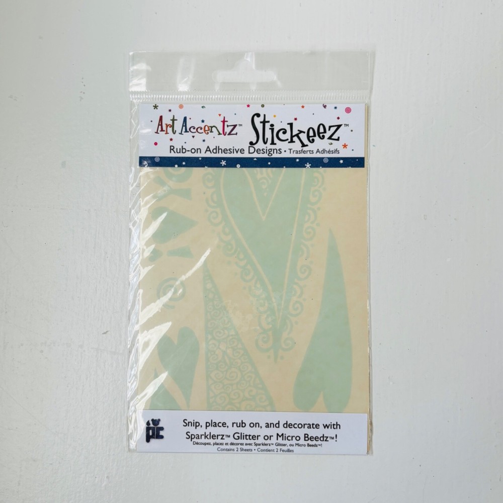 Art Accentz Micro Stickeez Rub-on Adhesive Designs