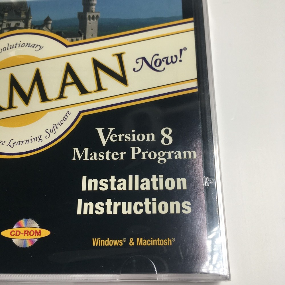 Learn German Now! Transparent Language Version 8 Master Program Win/Mac CD NEW