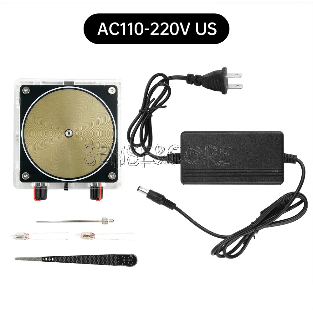 Bluetooth Music Tesla Coil Plasma Loudspeaker Touchable Artificial Lightning DIY