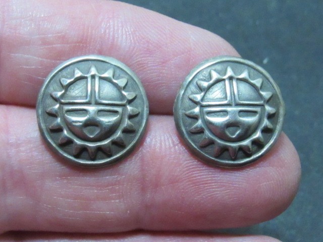 native American sterling earrings