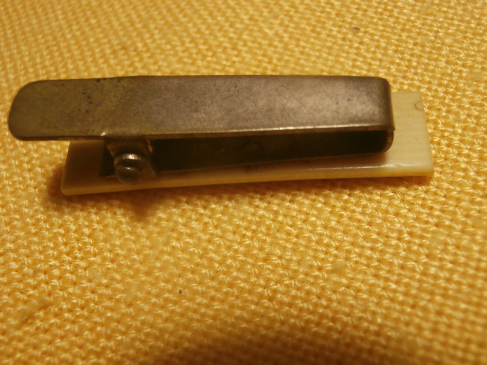 Vintage Celluloid ? Tie Clip Clasp Bar