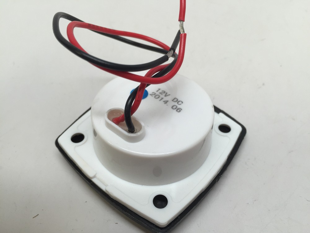 4 PCS MARINE BOAT LED RV TRAILER COOL WHITE SQUARE COURTESY LIGHT 2.24"X2.24"