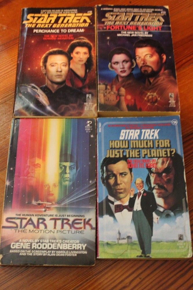 Star Trek Paperback Book Lot--Read Description