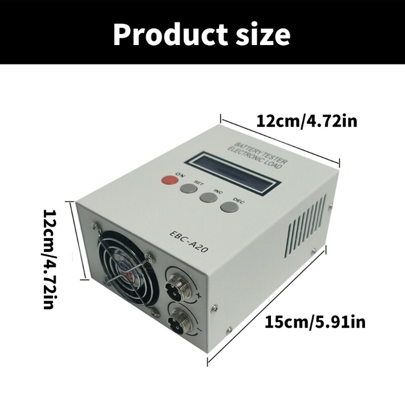 Powerful Capacity Tester With LCD Display For Accurate
