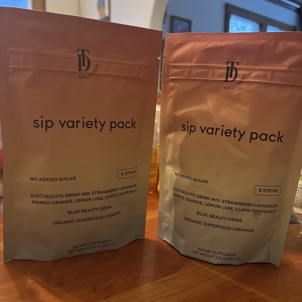 Td Wellness Sip Variety Pack 6 Sticks 2pk