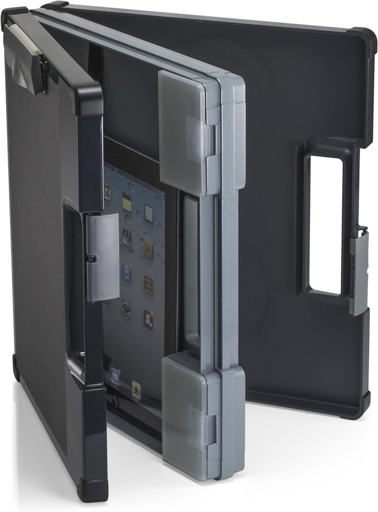 Versatile Dual-Sided Clipboard Storage for A4 & Letter Sizes - Durable Plastic