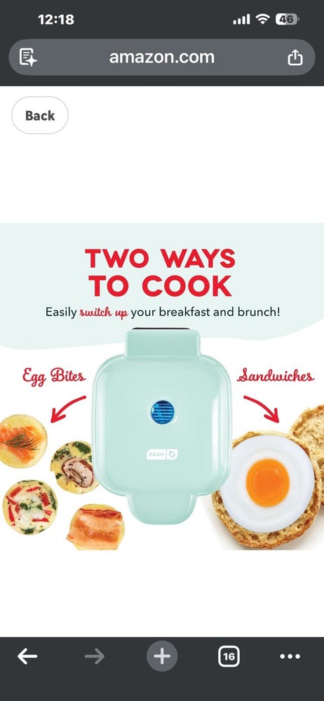 DASH Egg Bite Maker