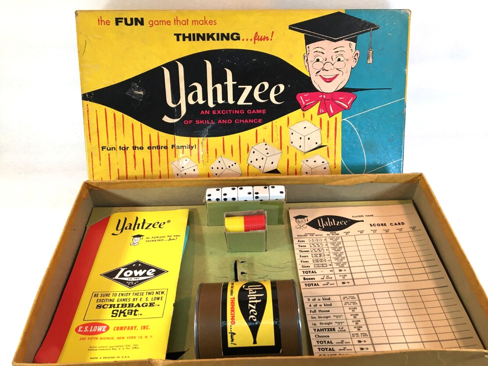 Lowe Games 1961 YAHTZEE