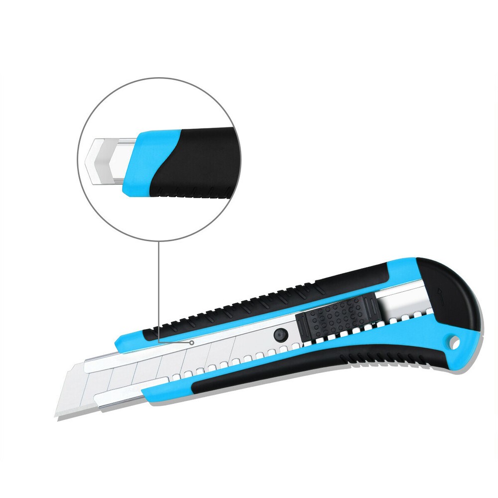 Blue Portable Household Toolbox Cordless Drill+Bits 27-Piece Hand Tool Package