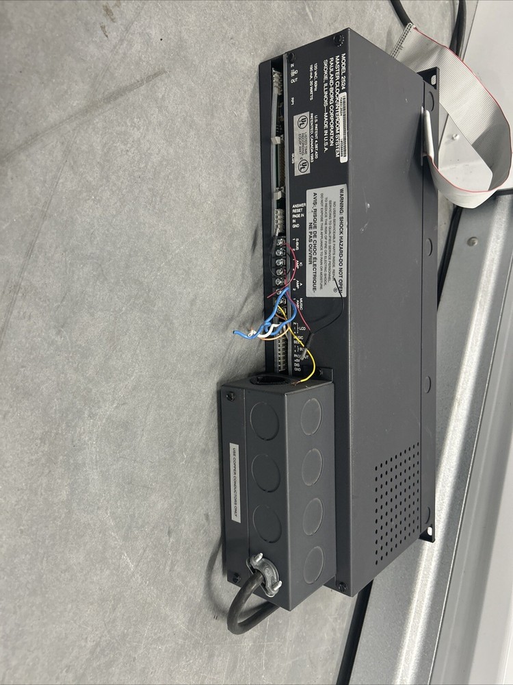 Rauland 2524 Master Clock Intercom Control System