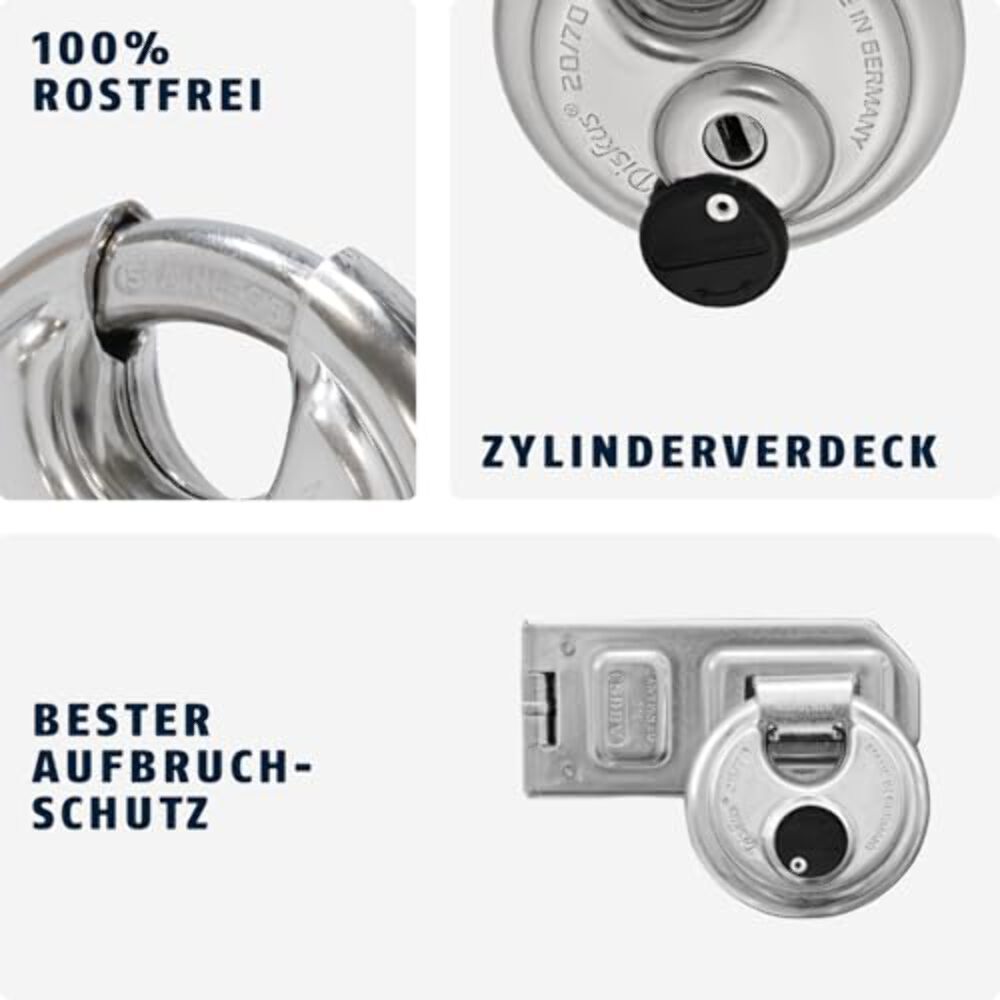 Abus 20/70mm Diskus Plus Padlock