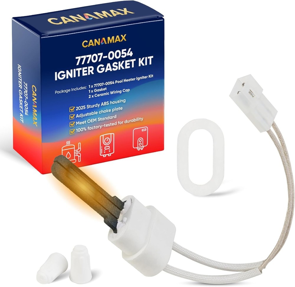 Igniter & Gasket Kit for Pentair Pool and Spa Heater – Compatible with Master...