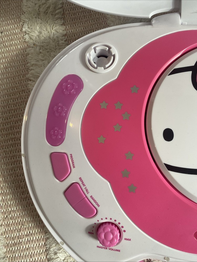 WORKING 2014 Hello Kitty Karaoke Machine with two microphones