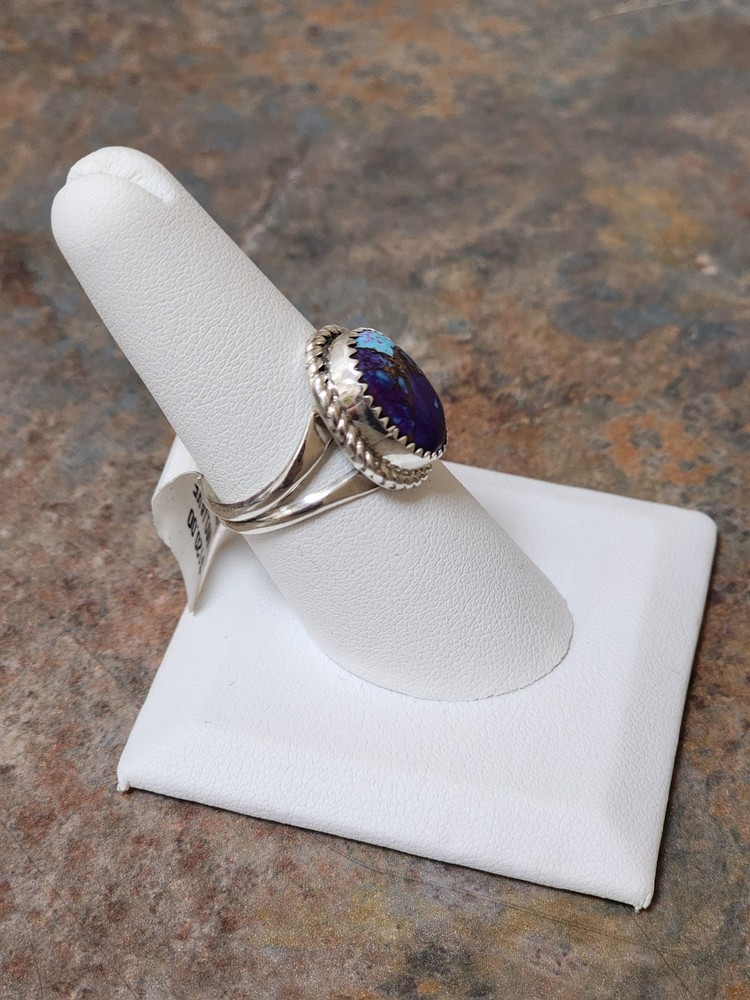 NWT Size 7.5 Mojave Turquoise & Sterling Silver Ring