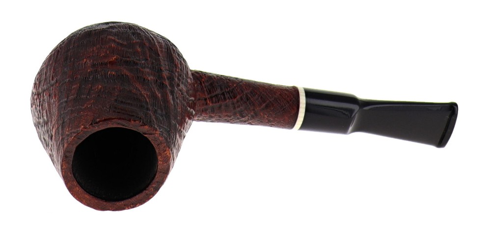 Pipe PROXIMA brown sandblasted shape stand up straight brandy