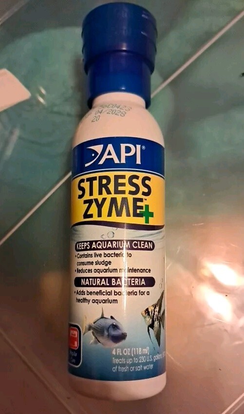 API Stress Zyme 4oz Aquarium Water Cleaner and Active Bio Filter Supporter