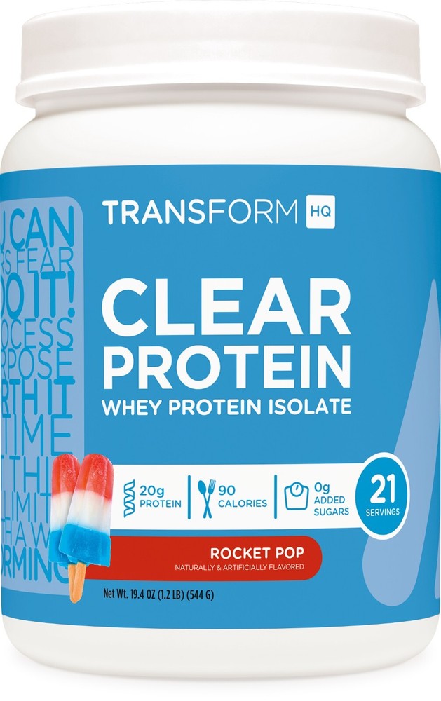 TransformHQ Clear Whey Protein Isolate (WPI) (Rocket Pop Flavored)