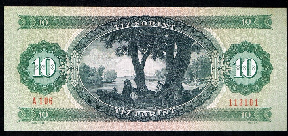 HUNGARY - 10 FORINT 1975 UNC P 168e