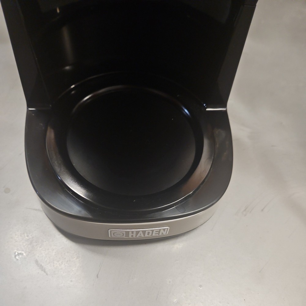 Haden Coffee Machine 12 Cup Programmable Drip CoffeeMaker Putty/Chrome(Open Box)