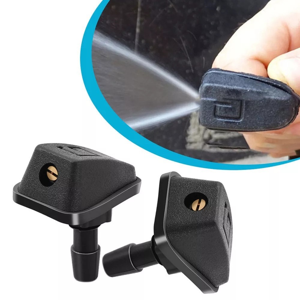 2PCS car front windshield wiper nozzle spray kit for efficient cleaning