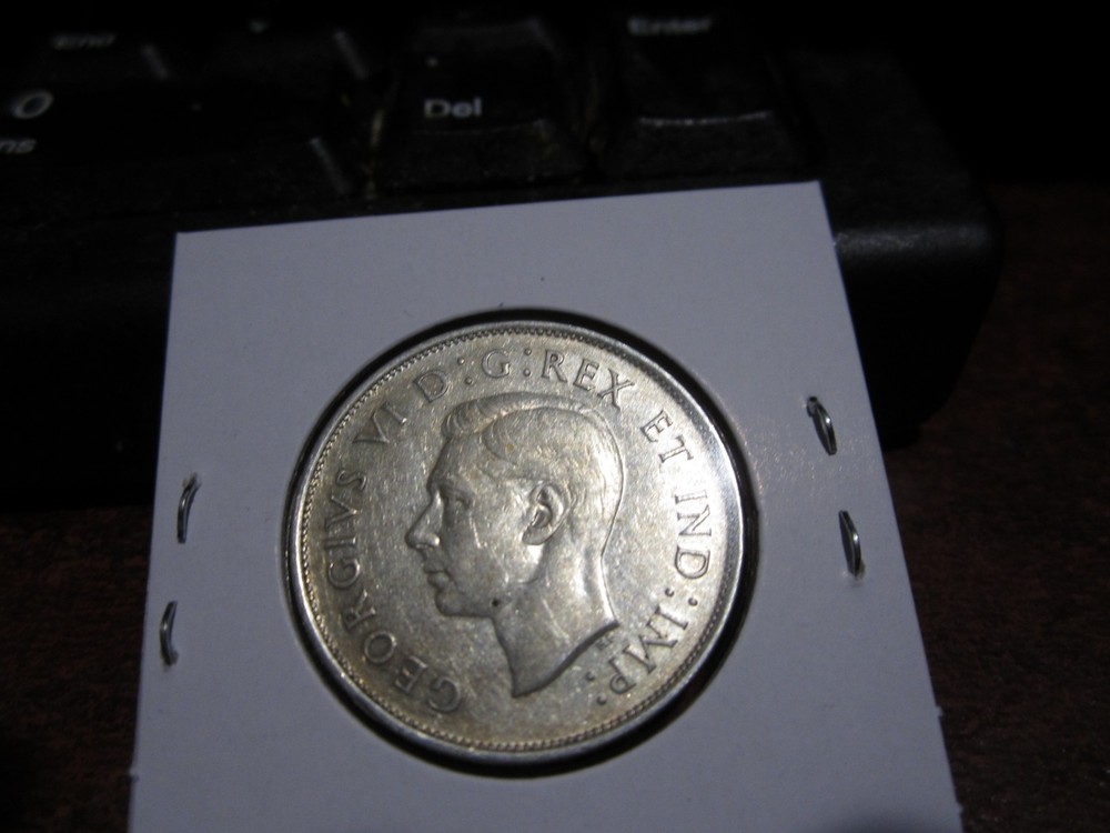 1939 - Canada silver half dollar - Canadian 50 cent