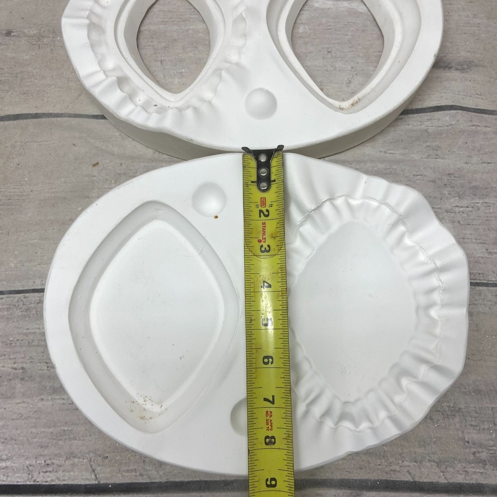 Unbranded Ceramic Casting Mold Medium Oval Shape Jewel Box
