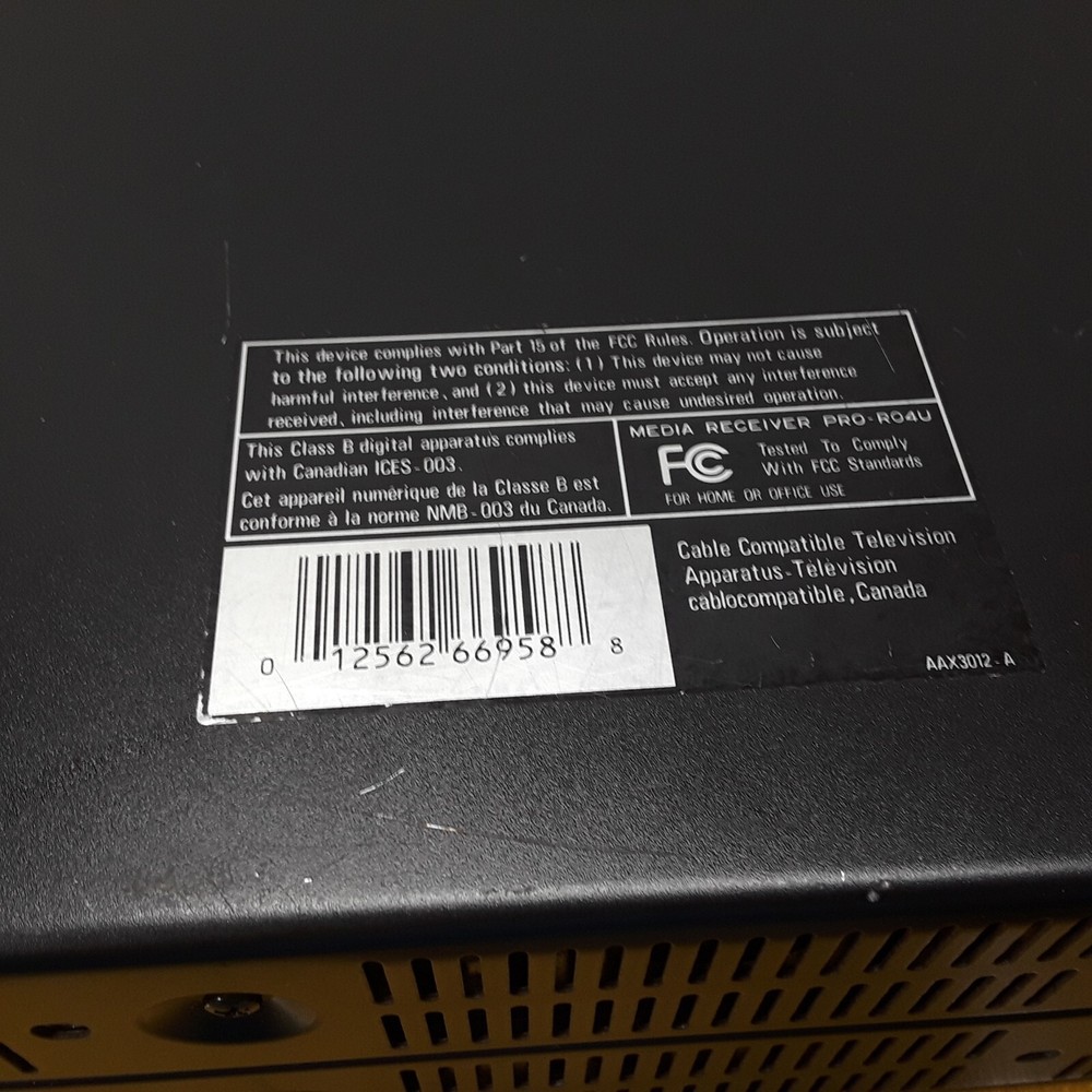 Pioneer Media Receiver Pro R04U Untested