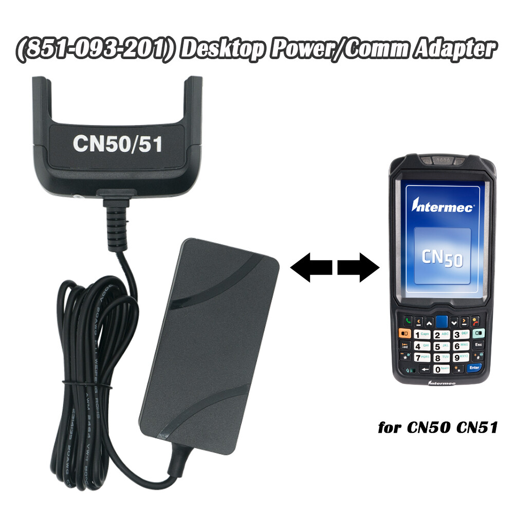 (851-093-201) Desktop Power/Comm Adapter for Intermec CN50 CN51
