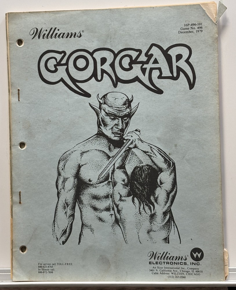 ORIGINAL-WILLIAMS-GORGAR-OWNERS MANUAL