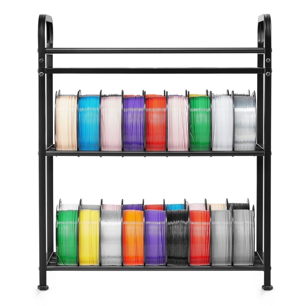 Efficient 3-Tier Filament Management Rack 280lb Frame with MDF Layers