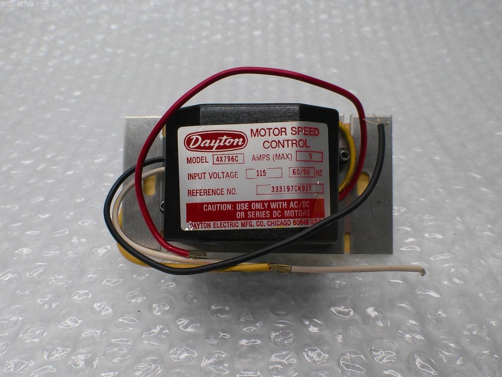 DAYTON 4X796C SPEED CONTROL NSNP