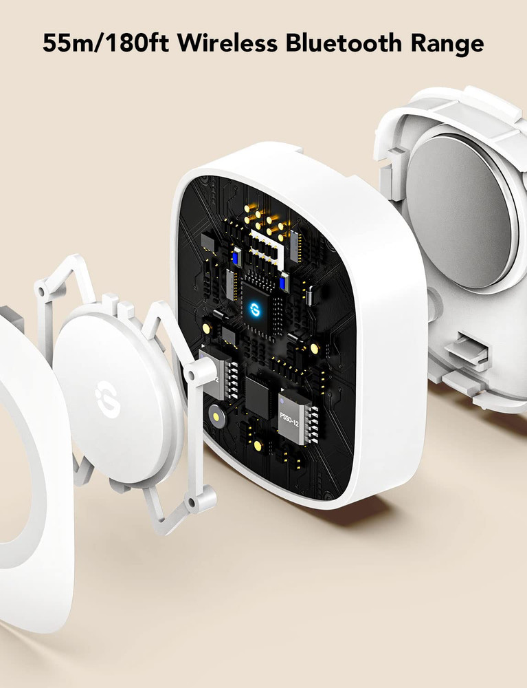 Wireless Mini Smart Button Sensor, Group Control Multiple Devices, Versatile Con