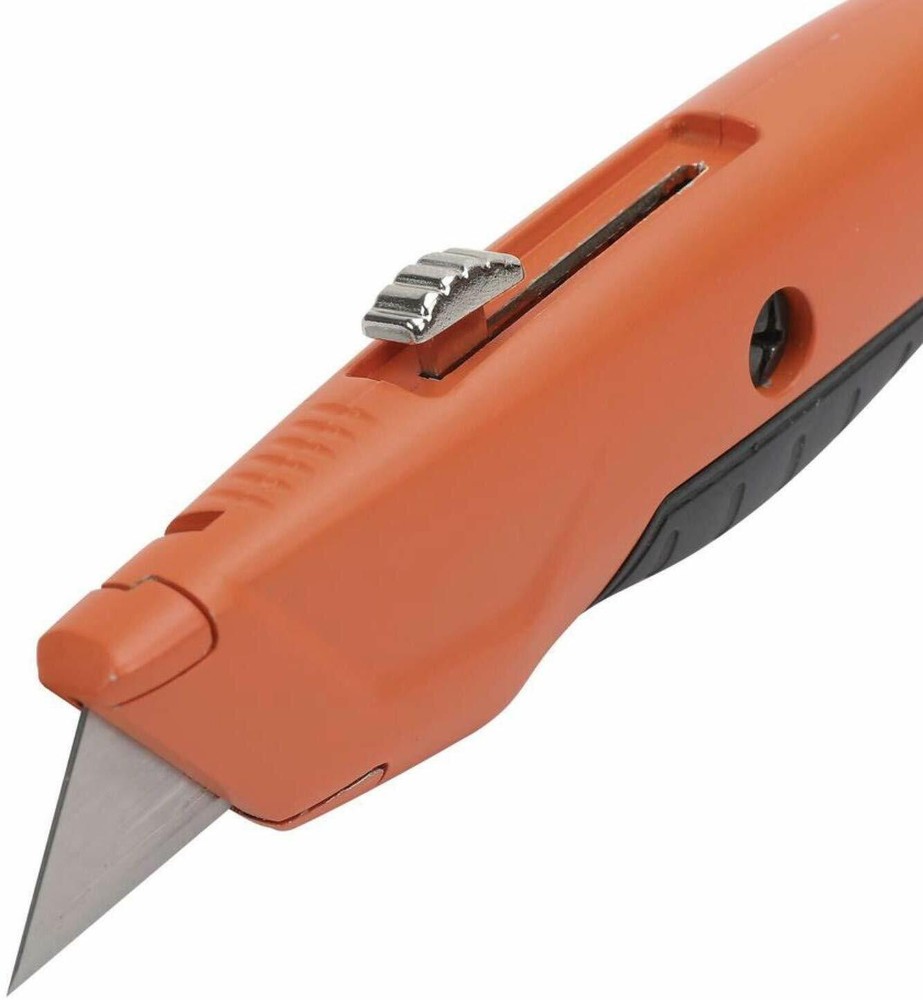 1 pcs Retractable Utility Knife Box Cutter With 4 Blade included