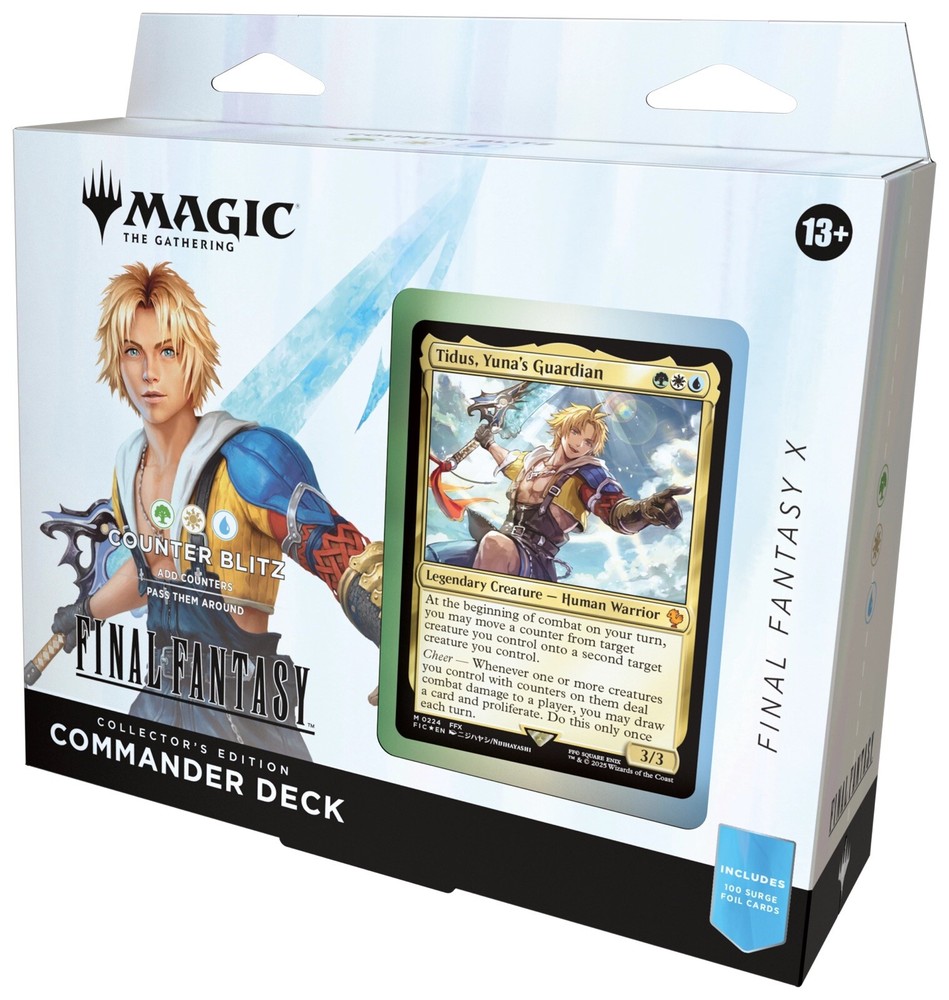 MAGIC THE GATHERING Final Fantasy Collector’s Ed. Commander Deck Bundle In Hand