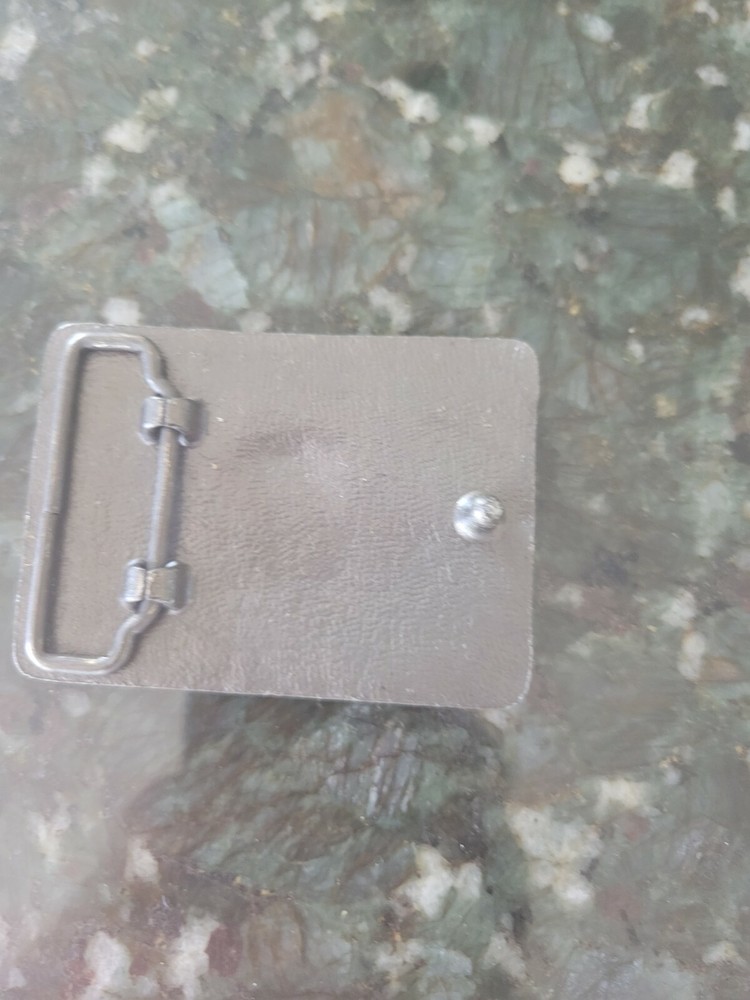 MIRANDA CAMERA BELT BUCKLE GENUINE ORIGINAL BRASS GREAT SHAPE