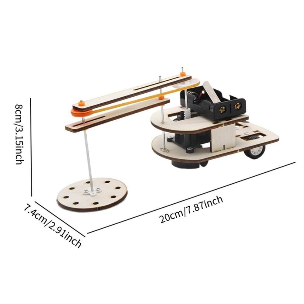 Cleaning Robot Toy Physics Experiments Easy Assembly Teaching Equipment
