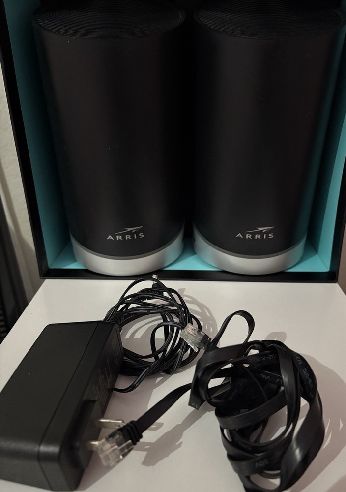 ARRIS SURFboard mAXPro Mesh WI-FI System-Black Includes One Cable Connector Only
